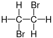 Strukturformel von 1,2-Dibromethan
