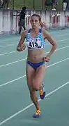 Valeria Roffino verpasste das Finale als Achte ihres Vorlaufs um mehr als sieben Sekunden