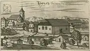 Töplitz 1679 (Johann Weichard von Valvasor)