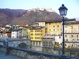Der Sacro Monte über der Ortschaft Varallo
