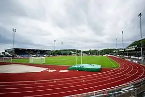 Panoramabild des Påskbergsvallen (2020)