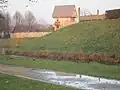 Gegenblick: Das Castrum Vechtense hinter der Friedrich-Christian-Bastion