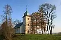 Katholische Kirche St. Lorenz in Vecpils, erbaut 1644