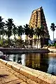 Gopuram des unteren Tempels