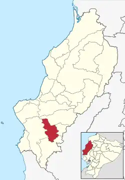 Der Kanton 24 de Mayo in der Provinz Manabí