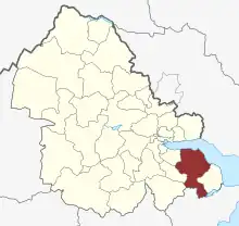 Lage des Gauerslund Sogn in der Vejle Kommune