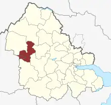 Lage des Lindeballe Sogn in der Vejle Kommune
