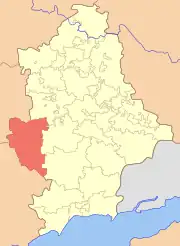 Rajon Welyka Nowosilka in der Ukraine