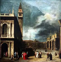 Giovanni Antonio Canal (genannt Canaletto), Venedig, Markusplatz.