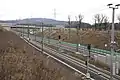 Zufahrt­siche­rungs­signal Dör­fles-Es­bach, halt­zei­gend