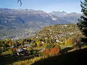 Blick auf Vercorin