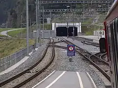 Südportal des Vereinatunnels (2001)