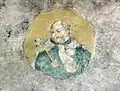 Apostel Simon Petrus mit Schlüssel. Schlüssel, stehen für die Macht über Himmel und Erde.