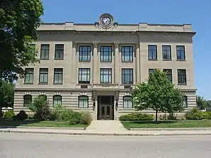 Vermillion County Courthouse, seit 2007 im NRHP gelistet