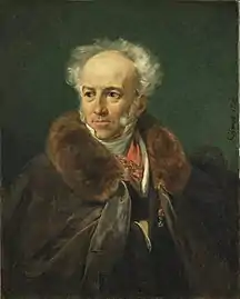 Militärischer Wetterumhang, Frankreich, Kragenbesatz (1828)