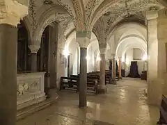 Südliches Querschiff der Krypta