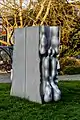 Vertikale Doppelfigur (1968).KG II der Pädagogischen Hochschule, Kunzenweg 21, Freiburg im Breisgau