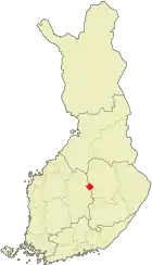 Lage von Vesanto in Finnland