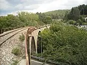 Der 166 Meter lange Viadukt Camigliati kurz nach Camigliatello Silano ist die längste Brücke der Strecke.