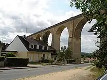 Eisenbahnbrücke Viaduc du Blanc