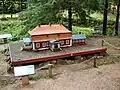 Miniaturnachbau eines Herrenhauses