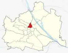 Lage von Alsergrund  in Wien (anklickbare Karte)