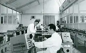 Elektronikfertigung bei Vierling in Ebermannstadt 1960