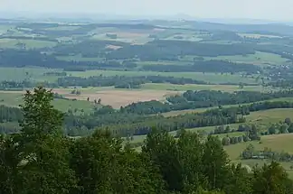 Blick vom Isergebirge