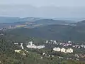 Blick von Normafa in Richtung Budapest