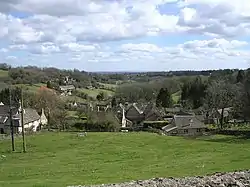 Sicht über Chedworth