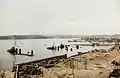 Cassard (2. von links) auf Grund im Hafen von Toulon (1944)