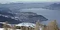 Blick auf Spiez und Faulensee