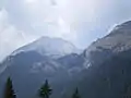 Die Nordseite des Gipfels