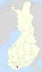 Lage von Vihti in Finnland