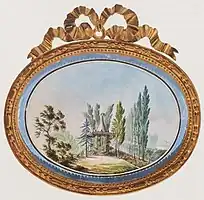 Schnepfenhäuschen in Hohenheimum 1781.