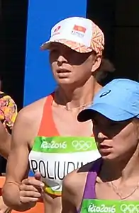 Viktoriia Poliudina – ausgeschieden als Neunte in 16:32,68 min