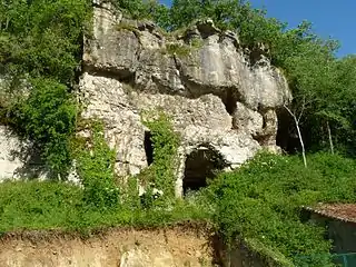 Höhle Grotte du Placard bei Vilhonneur in Bajocium