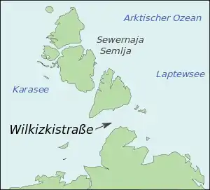 Lage der Wilkizkistraße