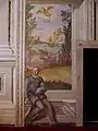 Fresko mit illustionistischer Architektur.