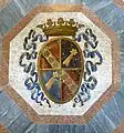 Wappen der Fürsten Torlonia in der Villa Torlonia in Rom