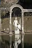 Syrischer Bogen im Garten der Villa Adriana in Tivoli