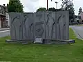 Villeneuve-sur-Lot: Denkmal am Place de la Révolution für die nach dem Aufstand hingerichteten 12 Widerstandskämpfer