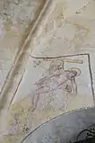 Pietà, links unten Stifter