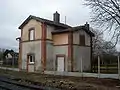 Der Geisterbahnhof von Vimpelles an der Eisenbahnlinie von Gouaix nach Montereau-Fault-Yonne
