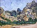 Vincent van Gogh:Hügel bei Saint-Rémy