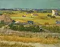 Vincent van Gogh:Die Ebene von La Crau bei Arles, 1888