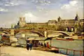 Pont du Carrousel mit Louvre, 1886, Privatsammlung