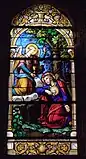 Jesus am Ölberg, Fenster in der Kirche St-Pierre in Visseiche