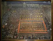 Aussicht auf die Plaza Mayor von Mexiko-Stadt (ca. 1695)