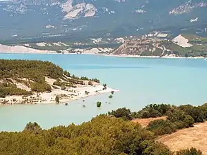 Der Yesa-Stausee